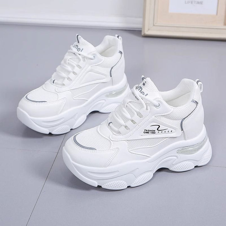 Damen Sportliche Chunky Sneakers mit atmungsaktiver Mesh-Oberfläche und gepolsterter Sohle Drune