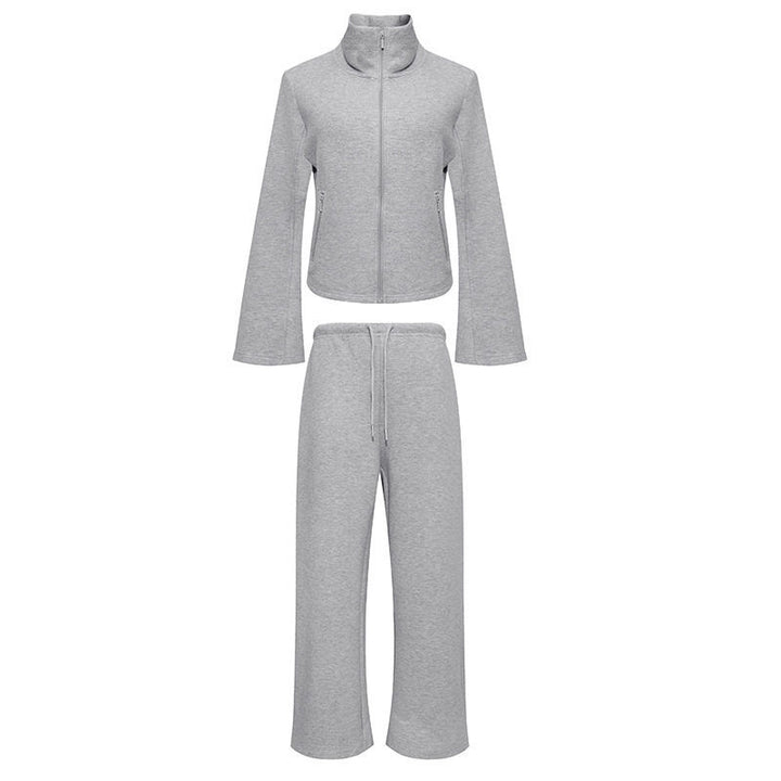 Damen Extraweite Lounge-Palazzo-Sweathose mit Komfortbund und Kordelzug Drune