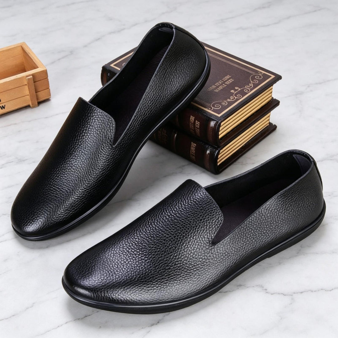 Herren Elegante Ledermokassins Drune
