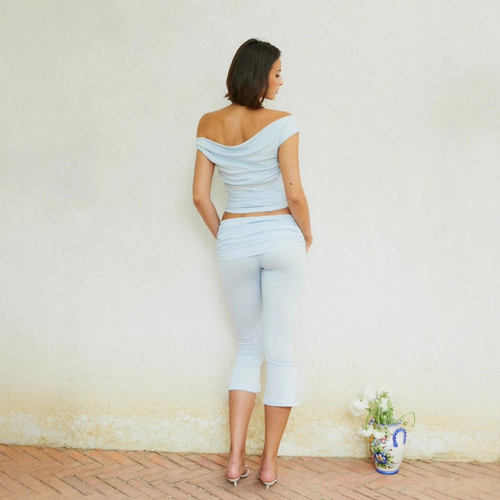 Damen Raffiniertes Oberteil und modische Leggings Drune
