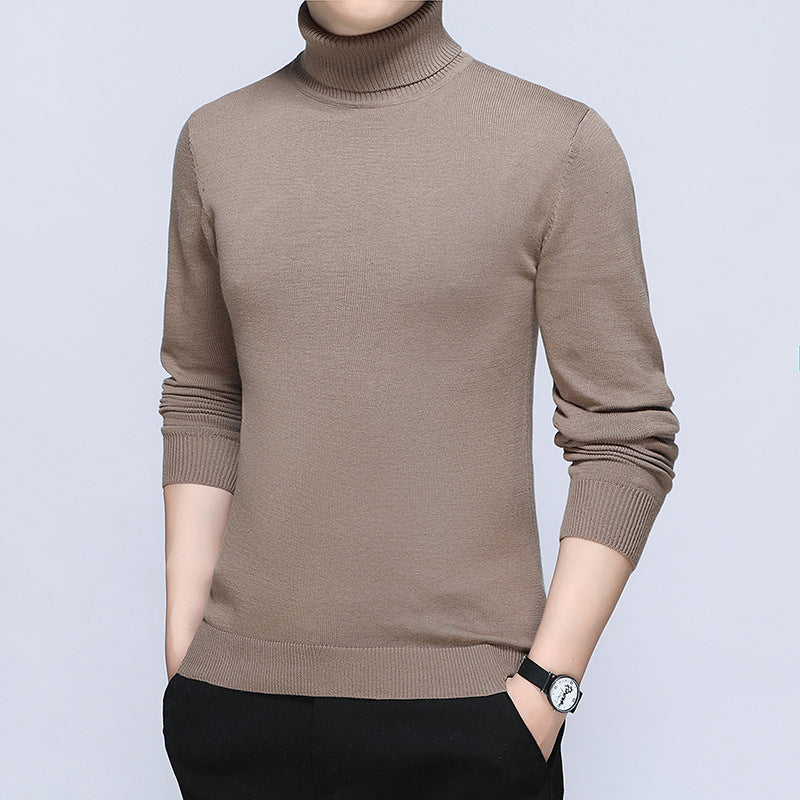 Herren Rollkragenpullover aus hochwertiger, atmungsaktiver Baumwolle Drune