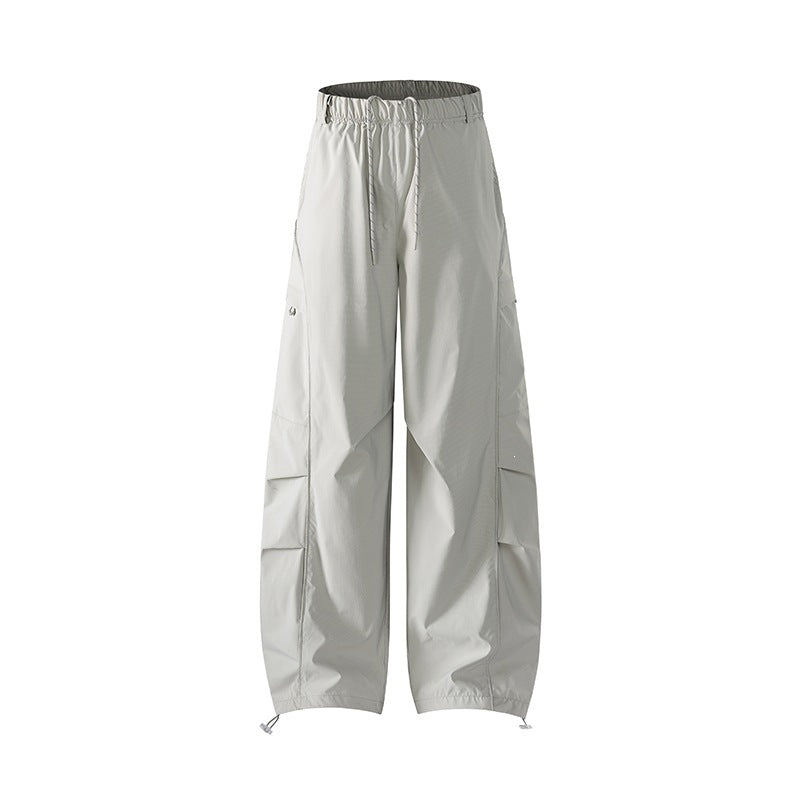 Herren Tech-Cargo-Hose aus wind- und wasserabweisendem Nylon mit elastischem Bund & Multifunktionstaschen Drune