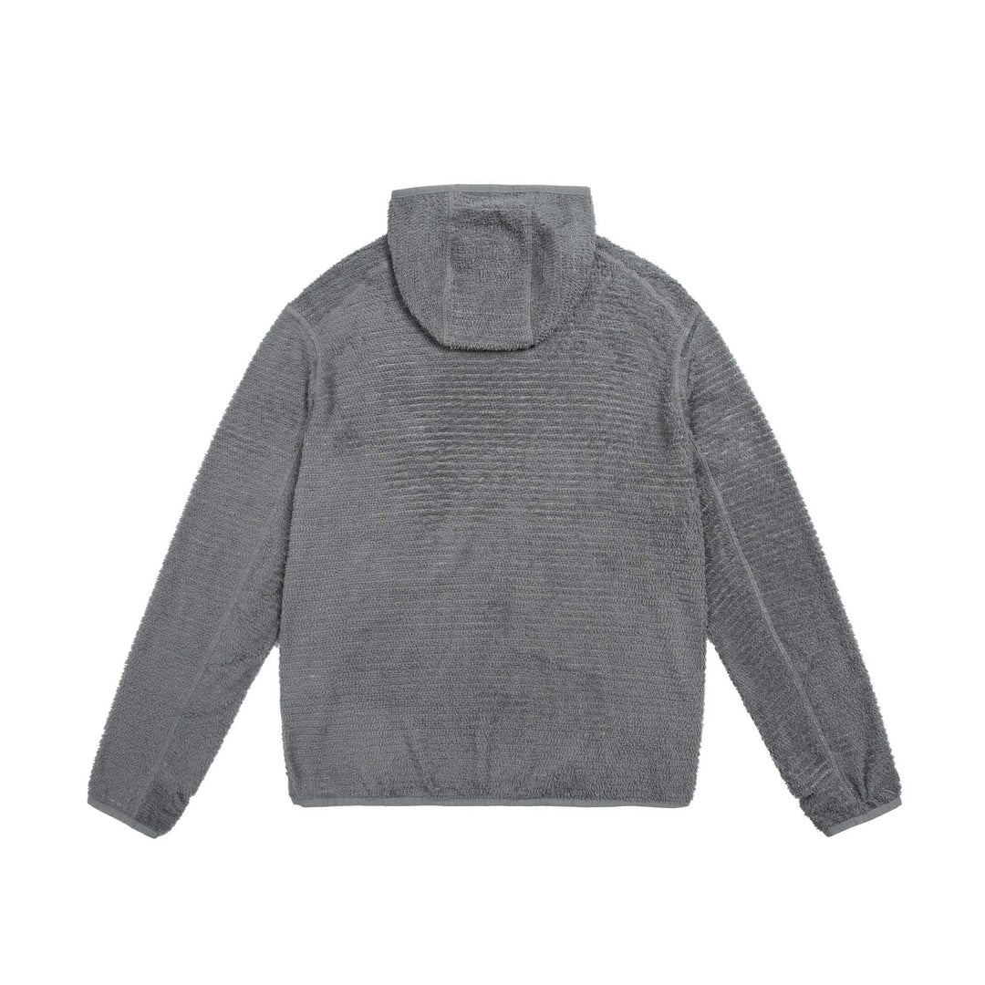 Unisex kuscheliger Kapuzen-Fleecepullover mit Brust-Reißverschlusstasche und elastischem Saum Drune