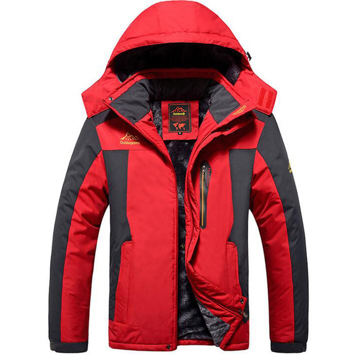 Herren Technische Outdoorjacke mit hochfunktionalem Kapuzendesign Drune