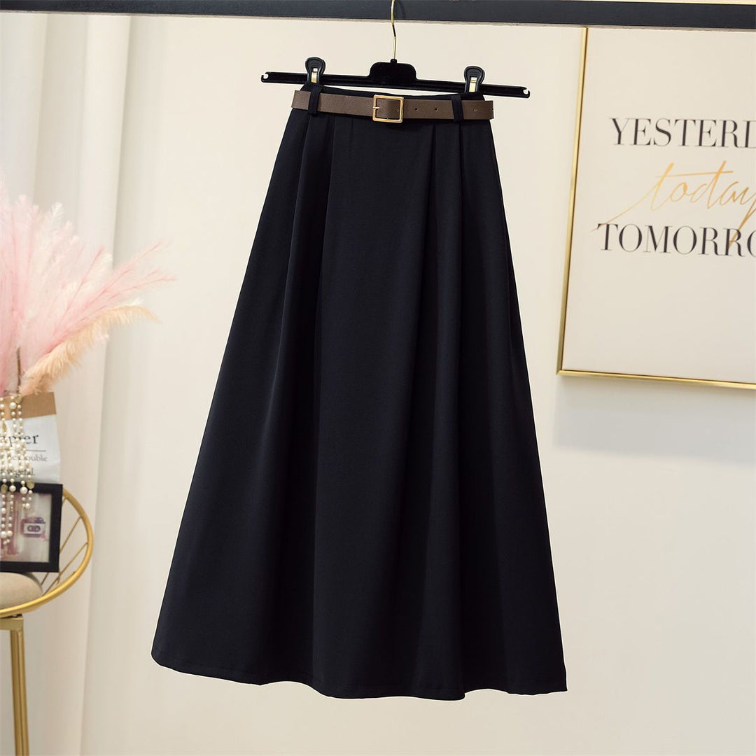 Damen Maxirock mit eleganter Taillenschnalle Drune