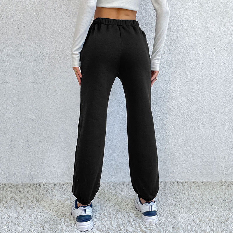 Damen Sportliche Jogginghose mit buntem Schmetterlingsdesign Drune