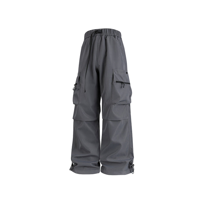 Herren Baggy‑Technische Cargo‑Hose mit integriertem Sicherheitsgurt und verstellbarem Saum Drune