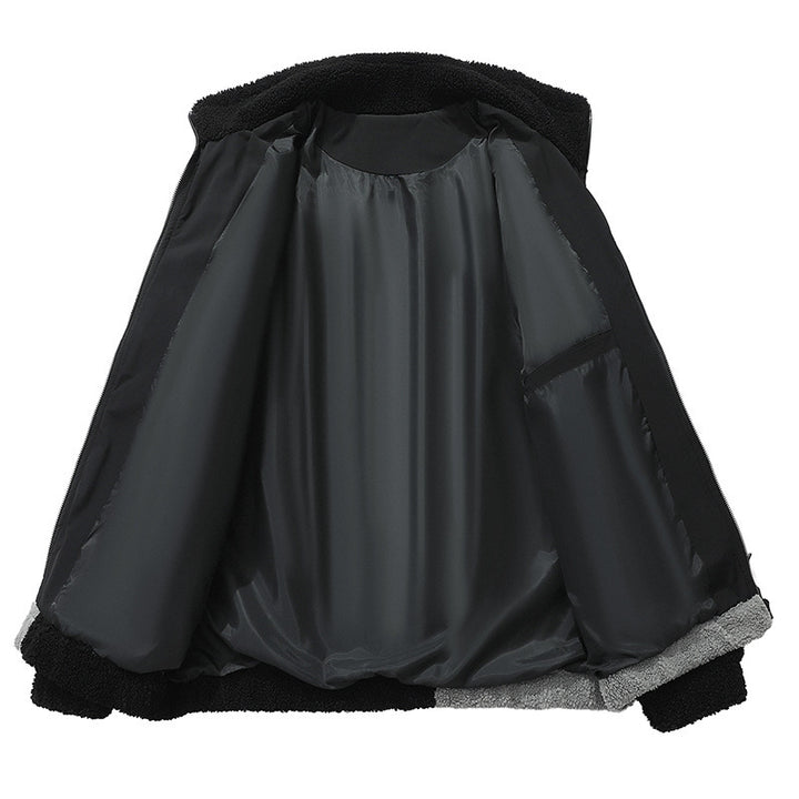 Damen Flauschige Fleecejacke Drune