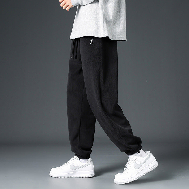 Herren Bequeme Fleece-Hose