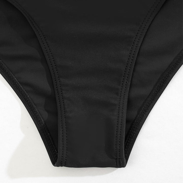 Damen Hochgeschnittenes Bikini-Set Drune