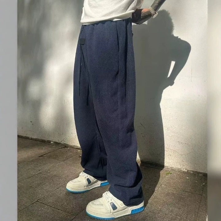 Herren Bequeme Relaxed Fit Hose Drune