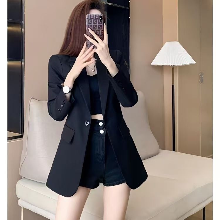Damen Elegante und vielseitige Blazerjacke Drune