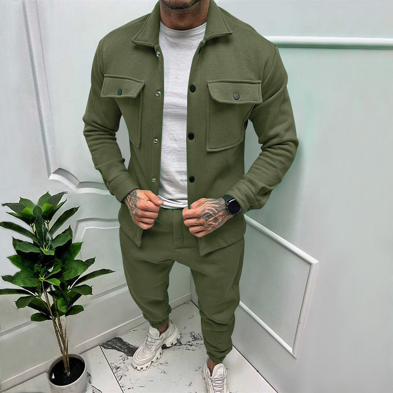 Drune | 2 Teiliges Wildleder Satz Hemd Und Hose