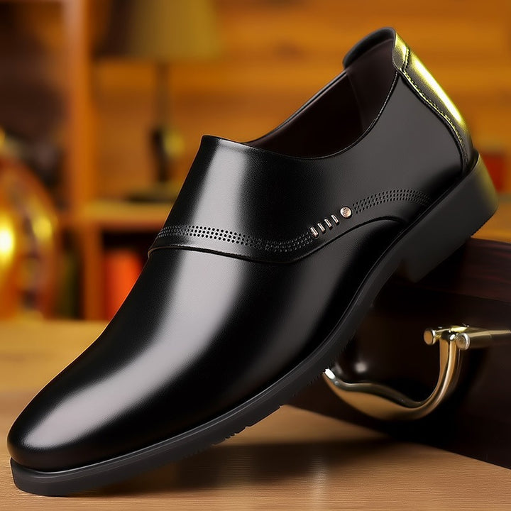 Herren Elegante und Bequeme Lederslipper Drune