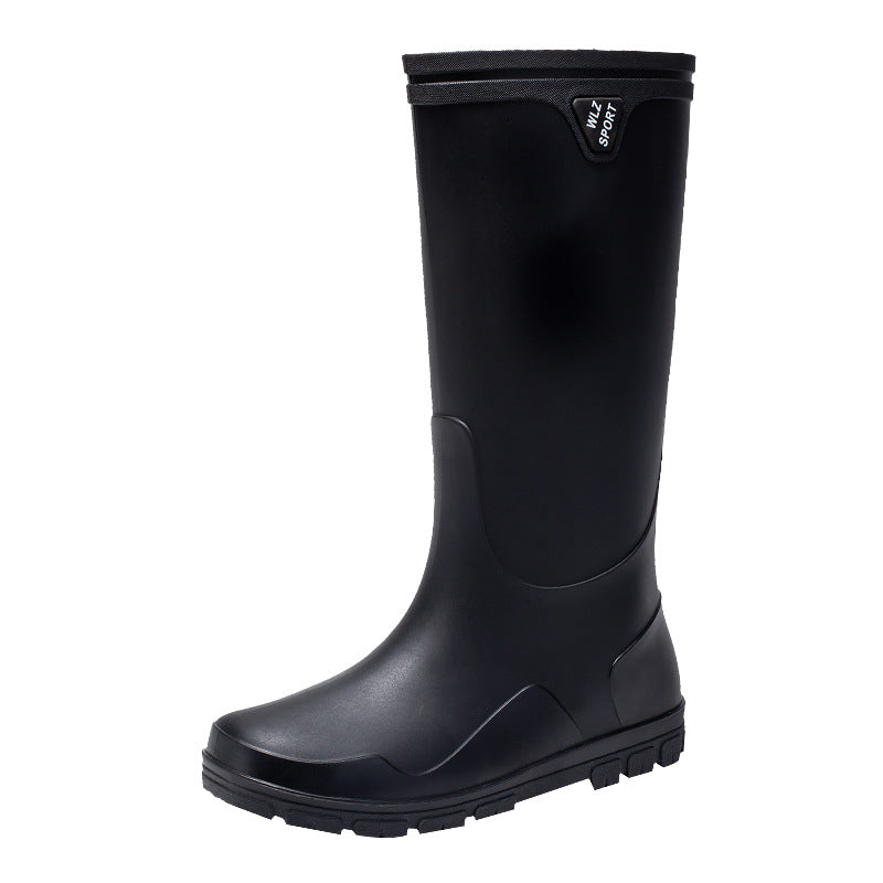 Herren Mittelhohe Wasserdichte Gummistiefel mit kontrastierender Profilsohle Drune