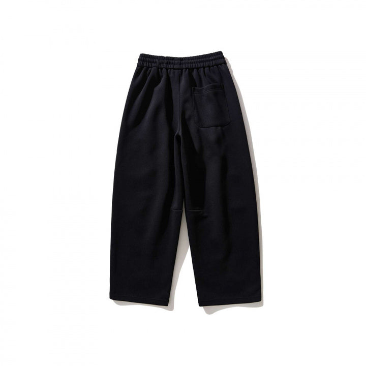 Unisex Weite Relaxed-Jogginghose aus French-Terry mit hohem Elastikbund und Kordelzug Drune