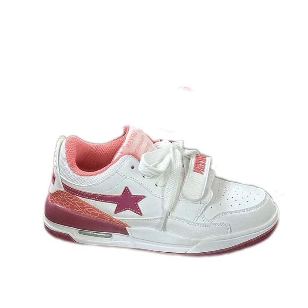 Damen Sportliche Sneaker mit verstellbarem Klettverschluss und weicher Dämpfung Drune