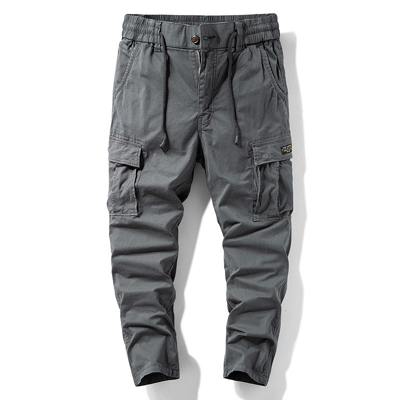 Herren Urbaner Ripstop-Cargo-Jogger mit elastischem Komfortbund und Mehrfach‑Klappentaschen Drune