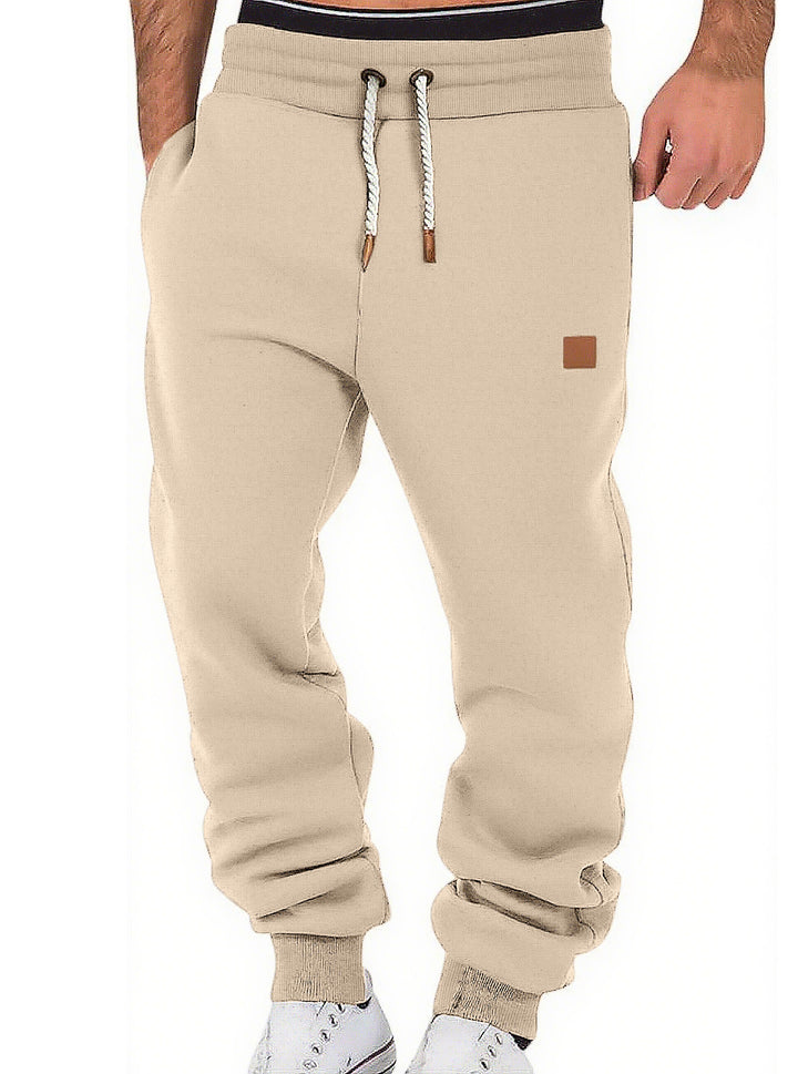 Herren Relax-Fit Fleece-Jogginghose mit Bündchen und Kordelzug Drune