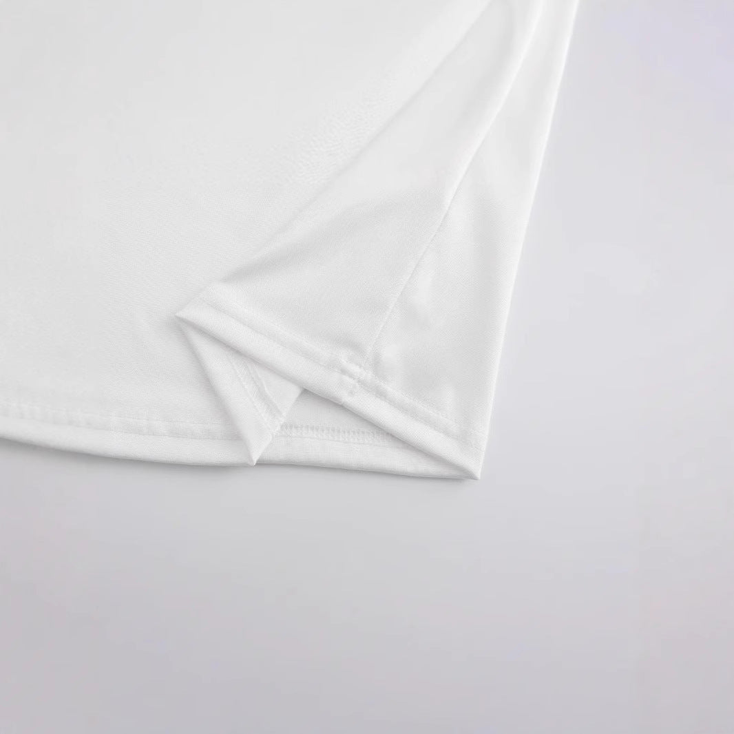 Damen Crop-T-Shirt mit inspirierendem Schriftzug und lässigem Schnitt Drune