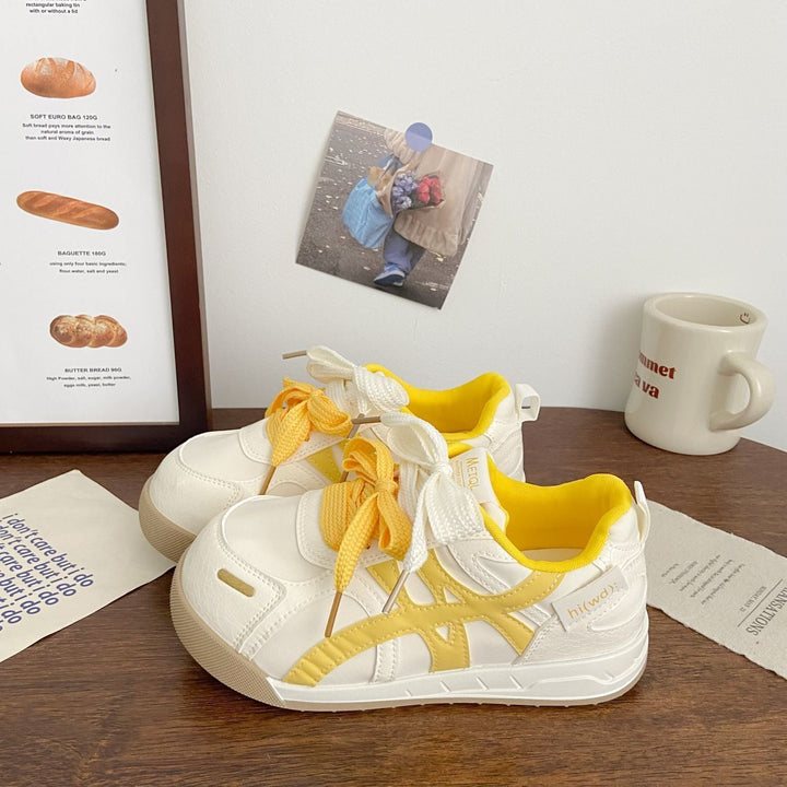Damen Sportliche Sneakers mit verspielten Schnürdetails und modischem Obermaterial Drune