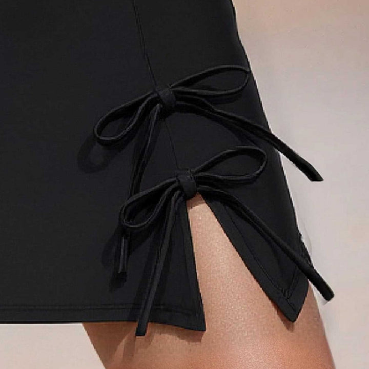 Damen Strandrock mit seitlichem Knoten-Detail Drune