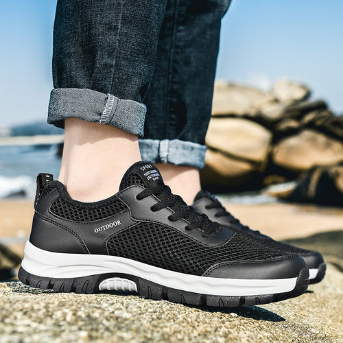 Herren Atmungsaktive Outdoor Trail Sneaker Drune