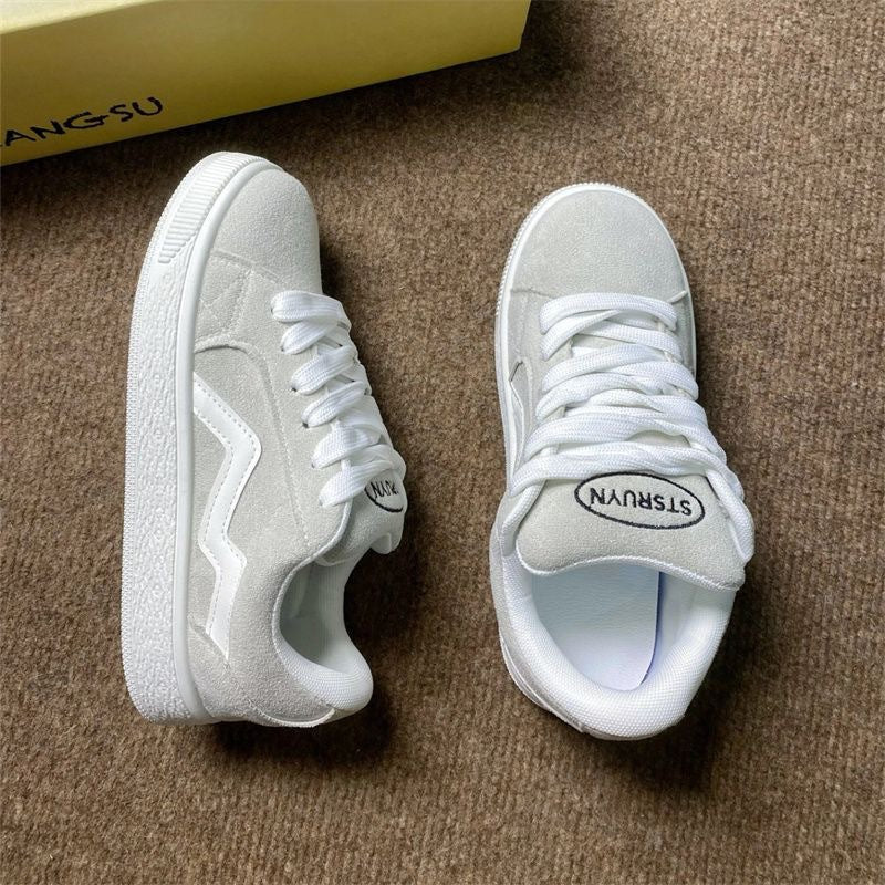 Damen Sportliche Sneaker mit hochwertigem Wildleder und rutschfester Sohle Drune