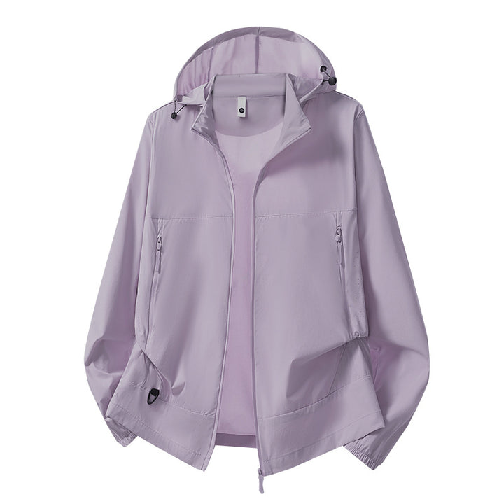 Herren Leichte Softshell-Übergangsjacke mit Kapuze, wind- und wasserabweisender Hülle & verstellbarem Kordelsaum Drune