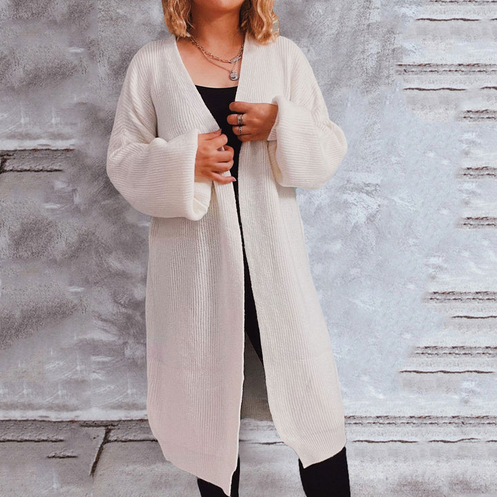 Damen Oversized Strickjacke mit tiefem V-Ausschnitt und weitem Schnitt Drune