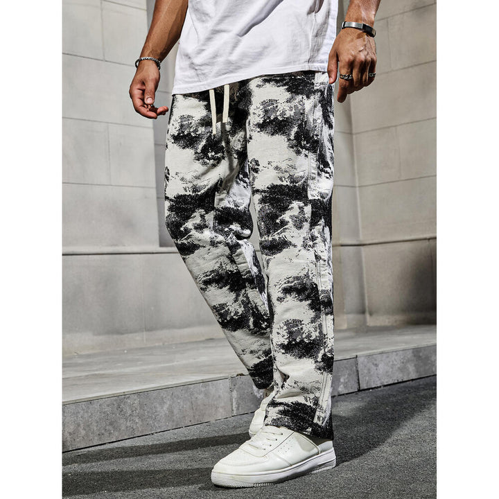 Herren Modische Freizeithose mit einzigartigem Grafikdruck Drune