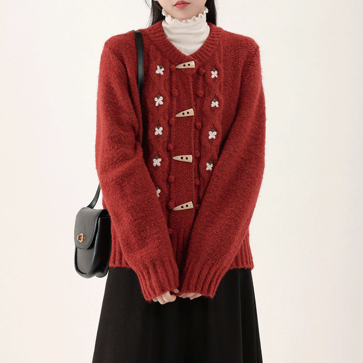 Drune | Muster Strickjacke