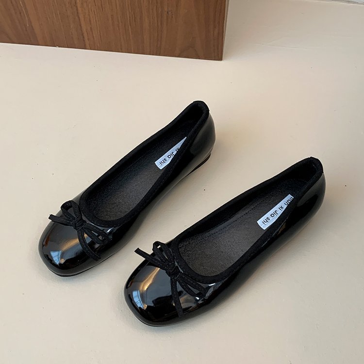 Damen Ballerinas mit dekorativer Schleifenapplikation und komfortablem Fußbett Drune