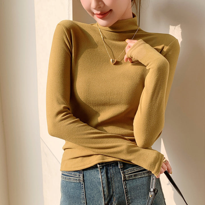 Damen Elegantes Rollkragenoberteil Drune 1787620582