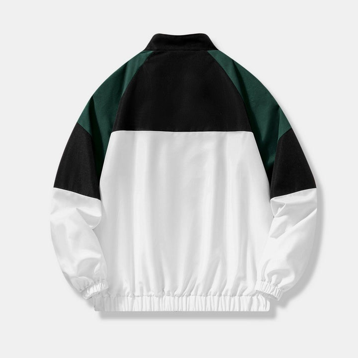 Herren Sportliche Übergangsjacke mit hohem Kragen und Reißverschluss Drune