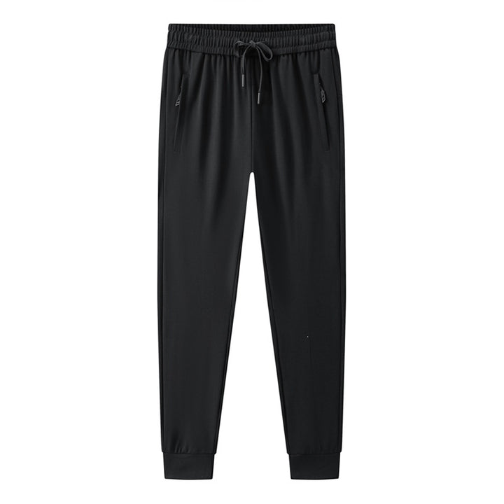Herren Atmungsaktive Tech‑Jogginghose mit elastischem Bund, Kordelzug & schlanker Tapered‑Silhouette Drune
