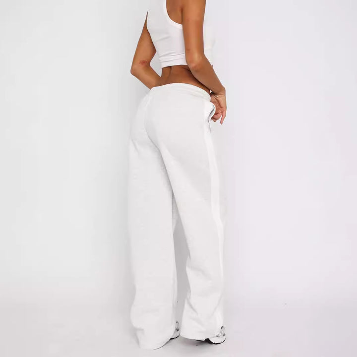 Damen Lässige Freizeithose mit seitlichen Streifen Drune