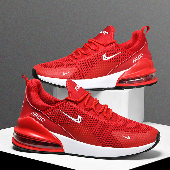 Herren Leichte Mesh-Sneaker mit sichtbarer Luftkissen-Dämpfung und sportlicher Laufsohle Drune