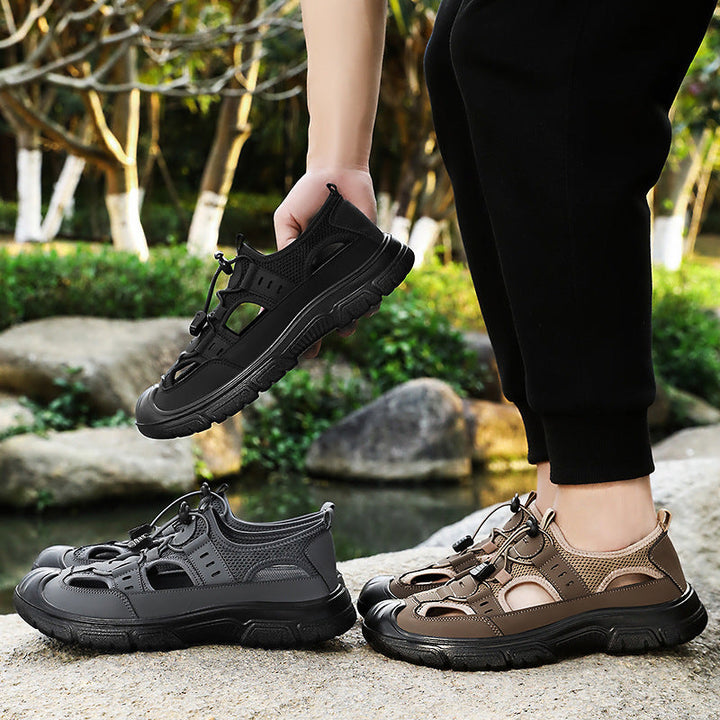 Damen Atmungsaktive Outdoor-Sandalen mit rutschfester Sohle Drune