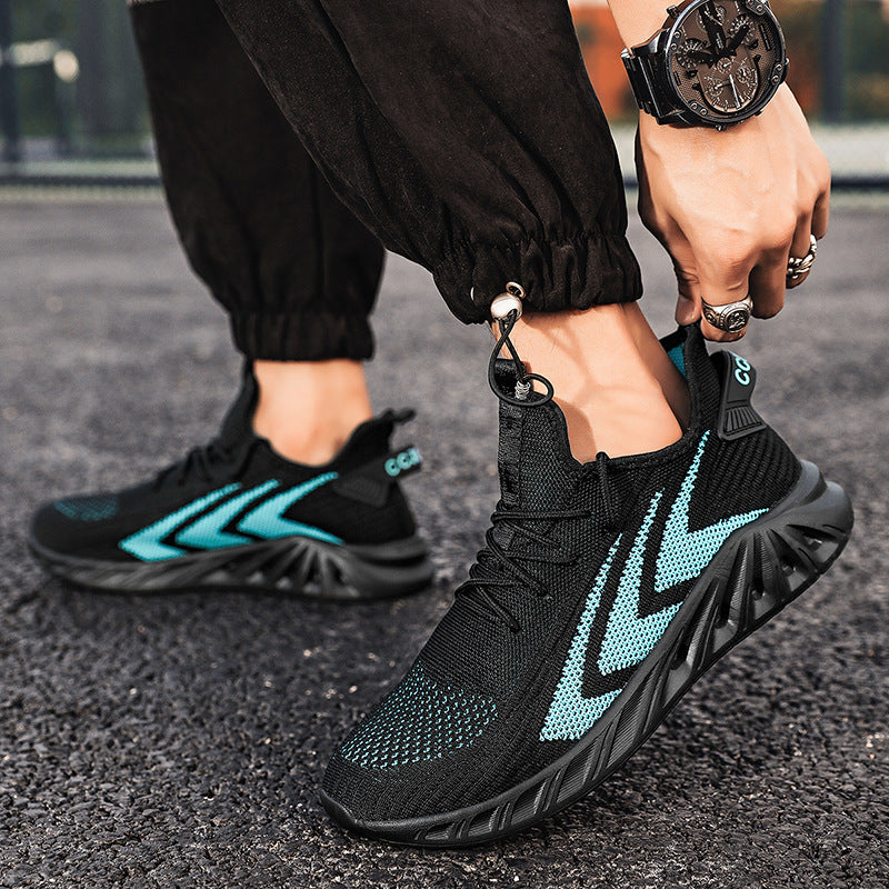 Damen Atmungsaktive und flexible Fitness-Sneaker mit rutschfester Sohle Drune