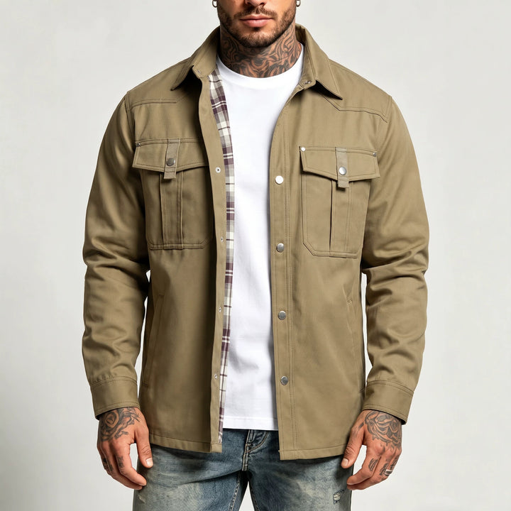 Herren Canvas-Hemdjacke Drune