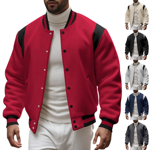 Herren sportliche Collegejacke Drune