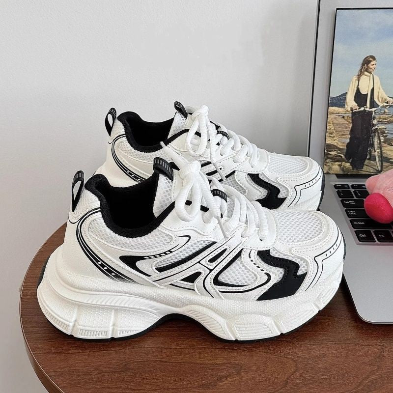 Damen Sportliche Sneaker mit ergonomischer Dämpfung und atmungsaktiver Mesh-Oberfläche Drune