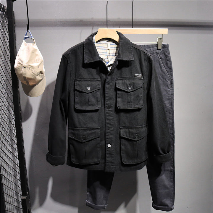 Herren Utility-Jacke mit praktischen Taschen Drune