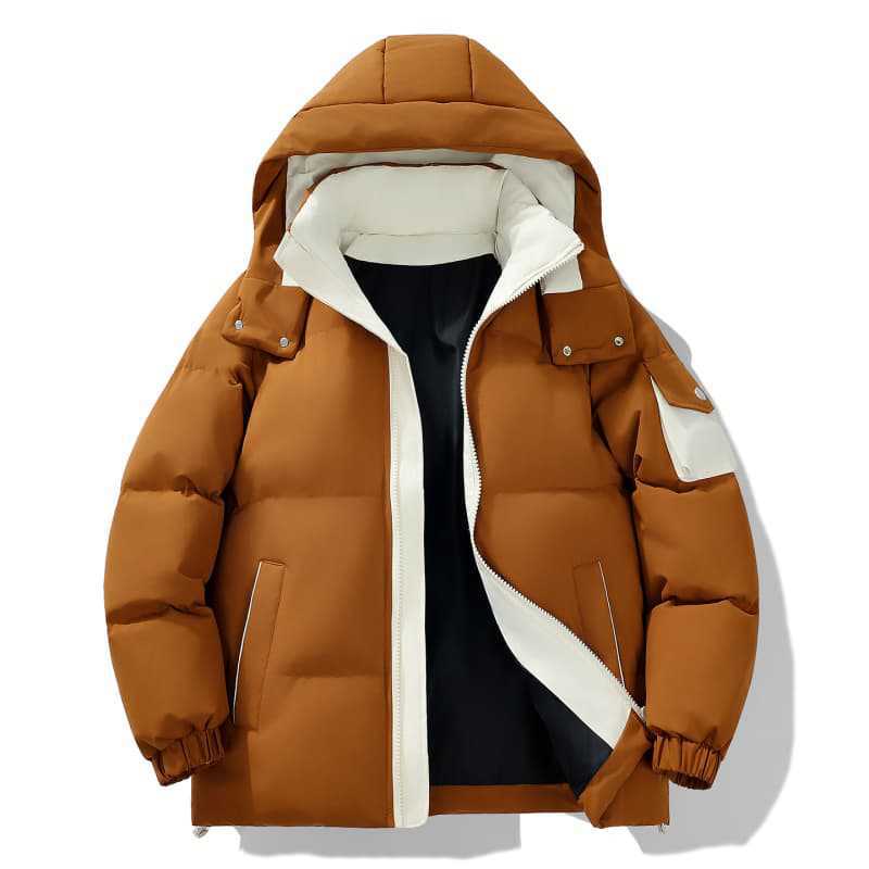 Damen Wärmende gesteppte Daunenjacke mit Kapuze Drune