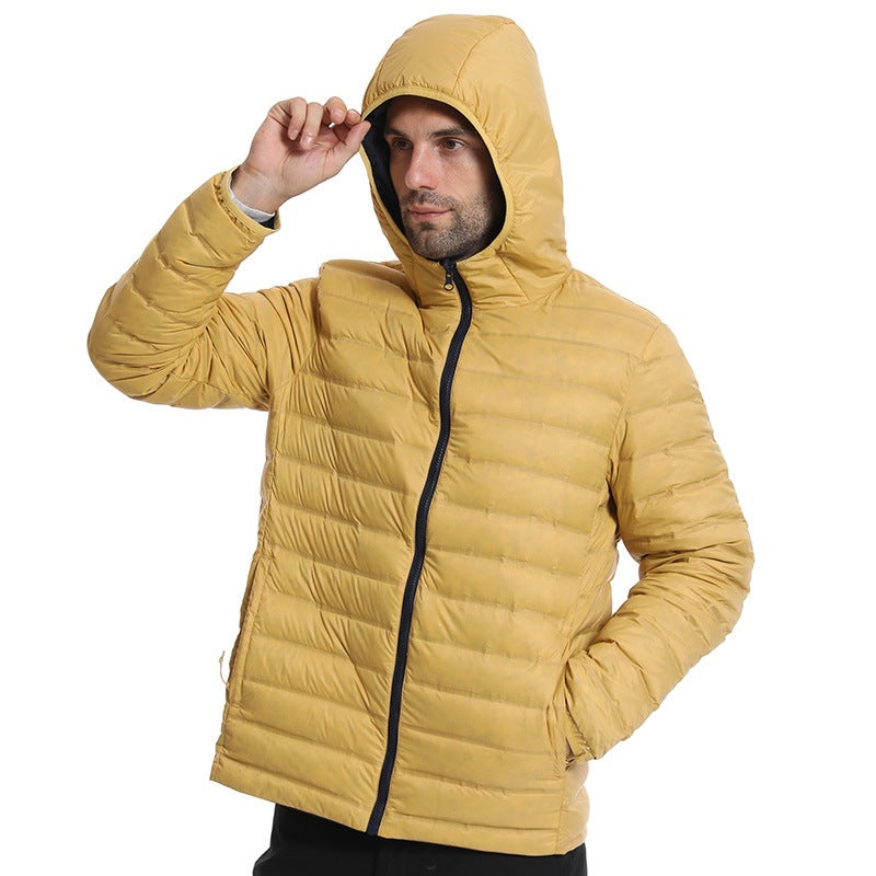 Damen leichte Steppjacke mit Kapuze Drune