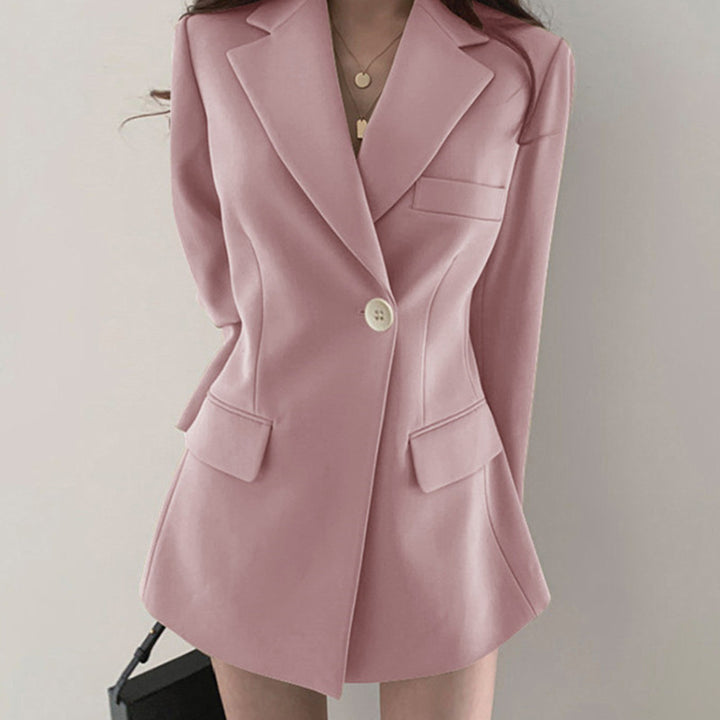 Damen Eleganter Kurzblazer mit Schalkragen Drune