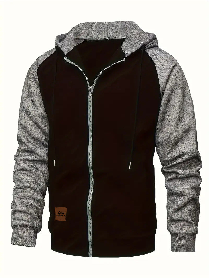 Herren Sportliche Kapuzenjacke Drune