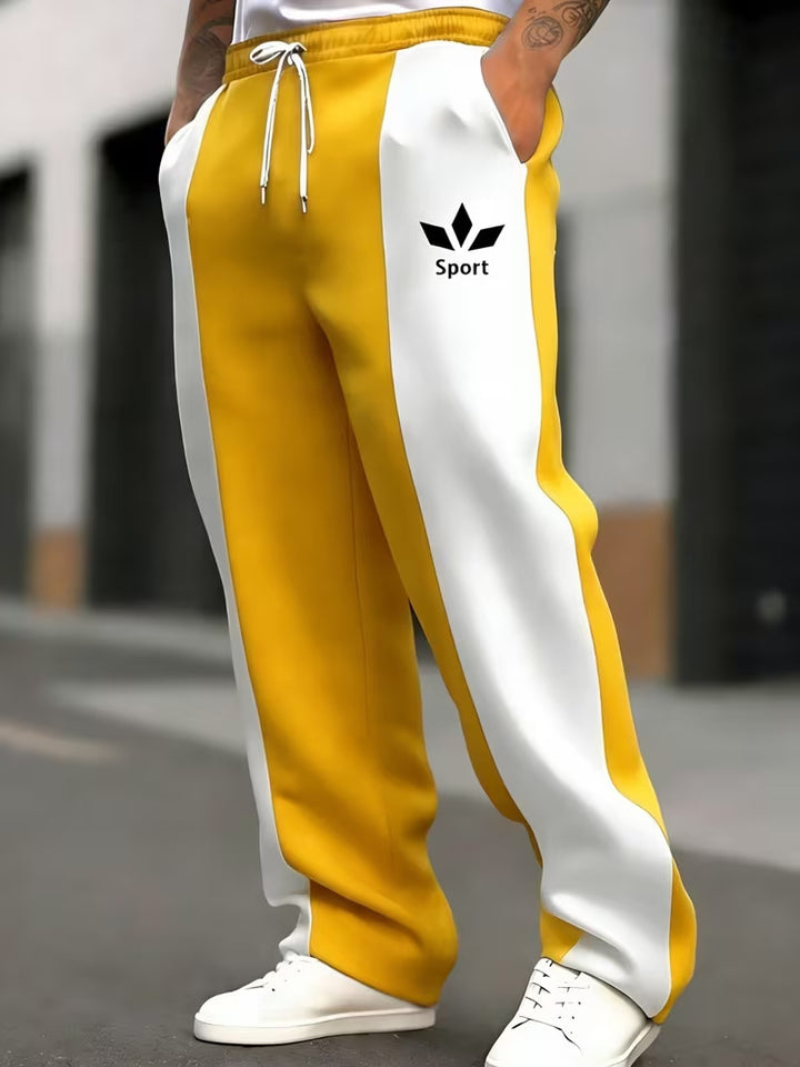 Herren Sportliche Jogginghose mit seitlichen Streifen Drune