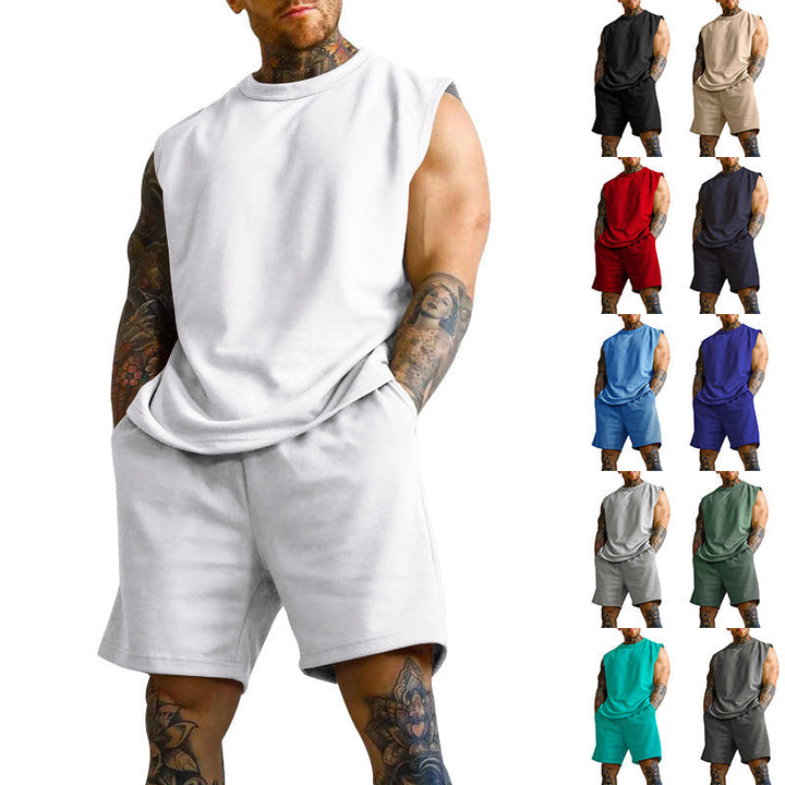 Herren sportliches Kurzarm-Set aus atmungsaktivem Material Drune